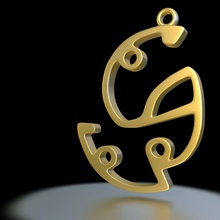 labyrinth series 4 jewelry pendant maze necklace small pendants 3d print model - Mito3D