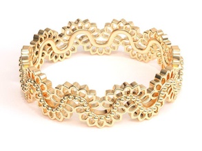 Spitze Ehering Schmuck Luxus design Form bedruckbar ist Diamant-ring Silber Hochzeit band Bekleidung Juwel gold Metall ring Technologie Ringe jewelryring 3d print model - Mito3D