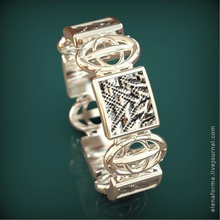 lacy geschwärztem Silber gold-ring-textur-Oberfläche Schmuck Juwel ring Ringe Schwärzung gold Mode-ring sterling bedruckbar ist Rauheit Bio natürlich Sterne original Schuhpflege textur anmutig 3d print model - Mito3D