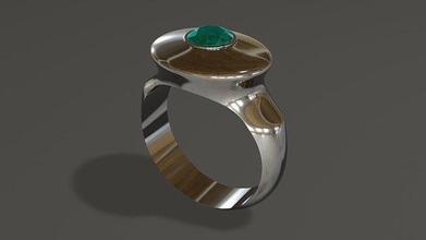 ladies ring dior chanel fashion louis vuitton gold silver  stone sla resin gucci perfume jewelry rings jewelry rings 3d print model - Mito3D