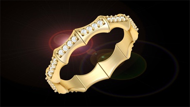 ladies ring bsj-r 8910 jewellery wedding engagement diamond 3dprint printable stl female jewelry 3dring rings gold silver bluestone fashion bestprice free 3d print model - Mito3D