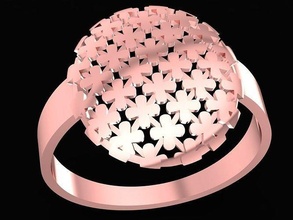 señoras textura anillo 2816 joyería joya Moda accesorios oro diamante mujer diseño anillos 3d print model - Mito3D