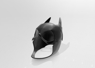 dame batman casque imprimé en 3d monochrome la nature animal art sculpture portrait studio cuir déco passe-temps le bricolage hobby de d'autres 3d print model - Mito3D