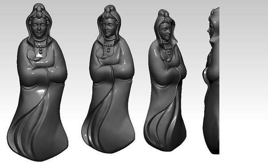 Hanım Buda 3d model heykel din Tanrı meditasyon Budizm idol Hinduizm dindar keşiş Yazdır 3dprint yazdırılabilir Sanat heykeller Bodhisattva takı kolye 3d print model - Mito3D