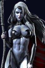 signora morte 3d stampa sexy donna hq nsfw vampiro wonderwoman arte sculture 3d print model - Mito3D