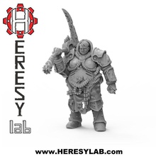 lady of decay 40k female nurgle terminator chaos games toys board 3d print model - Mito3D