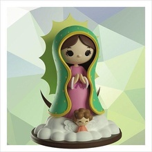 hanım of guadalupe dini görüntü dekor din sanat dua katoliklik dindar nesne deko ev 3d print model - Mito3D