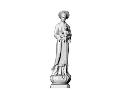 dama Lavang maria Jesús estatua católico 3d Arte esculturas 3d print model - Mito3D