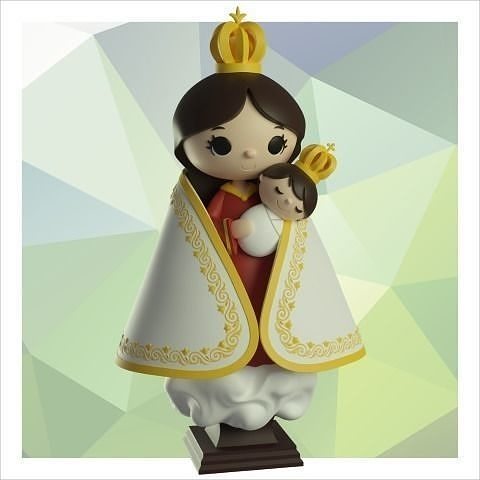 signora Nazareth religioso Immagine arredamento religione arte 3D print model - Mito3D