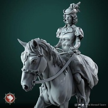 lady rebecca bahly 32mm pre-supported ghost fantasy fictional creature haunted mythological phantom creepy scary halloween tabletop female 3dminiature presupported boardgame toy games toys board 3d print model - Mito3D