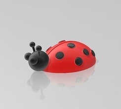 coccinella bug 3dprinting supporto insetto figurina natura giocattolo divertimento passatempo fai 3d print model - Mito3D