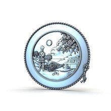 laguna seal model print silver art building sun house trees indian icon stucco spending cnc design shining coins badges 3d print model - Mito3D