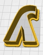 lambda case cookie cutter greek alphabet lowercase games toys 3d print model - Mito3D