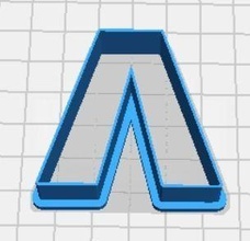 lambda upper case cookie cutter greek alphabet uppercase games toys 3d print model - Mito3D