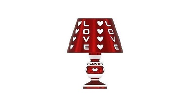lámpara amor iluminación artilugio decoración enfadado easyprint candelabro cuarto malo casa hogar corazón arte 3d print model - Mito3D