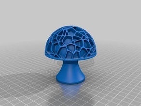 lamp mushroom light illustration design ball shaped contemporary spherical business science cytoplasm lights art house lighting 3d print model - Mito3D