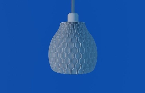 abajur doğa altıgen masa kolye Lamba e27 binmek 3dprint ışık yatak odası oturma tasarım modern dekor Şimşek lambası ekipman ev aydınlatma şık mimari çağdaş bal peteği 3d print model - Mito3D
