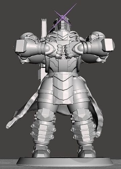 lancer harrison arsenal sherman robot armadura ciencias ficción ciencia fi futurista personaje mech mecánico futuro lancero juego rol rpg mesa juguetes juegos juego accesorios 3d print model - Mito3D