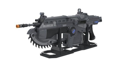 lanceiro engrenagens of guerra imprimível 3d modelo stl impressão arma rifle construir brinquedo ventilador arte cosplay jogos faça passatempo fogo 3d print model - Mito3D