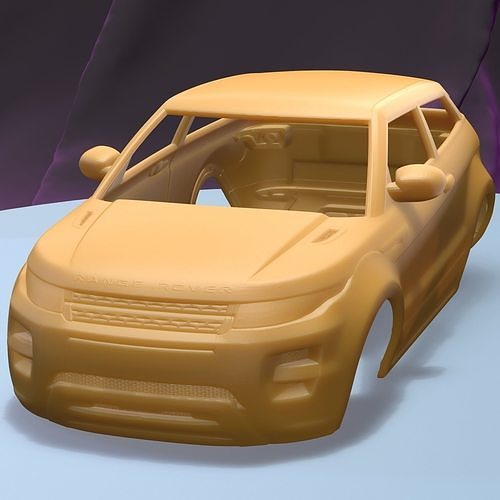 land rover range evoque 2011 printable car body discovery 2014 slot scalextric tamiya rc miniz control crawler ninco kyosho scx axial games toys game accessories 3D print model - Mito3D