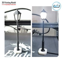 lantern lamp post city street sidewalk passage diorama lighting hobby diy 3d print model - Mito3D