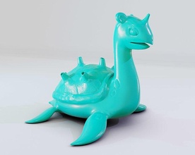 lapras - impresion 3d pokemon acuatico agua pokebola games toys 3d print model - Mito3D