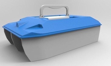 large format baitboat carpfishing waterjet diy 3d hobby fishing radio handmade water ship 3d print model - Mito3D