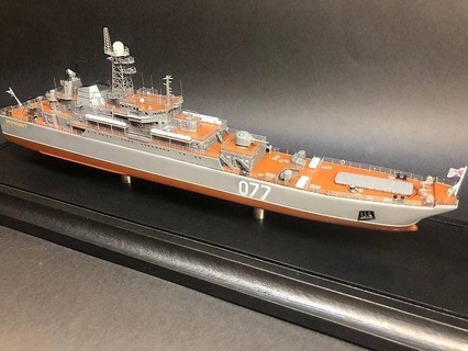 büyük iniş gemi 775 proje 350 ölçek model deniz askeri tekne kendin yap araç okyanus hobi savaş gemisi 3d print model - Mito3D