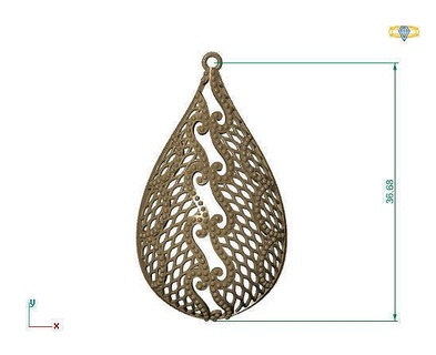 grande ciondoli 3dm file 5 oro gioielleria design argento stampabile moderno moda fusione griglia fiore bellezza arte sterlina regalo splendente illustrazione donne render anelli 3d print model - Mito3D