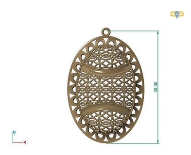 grande ciondoli 3dm file 8 oro gioielleria design argento stampabile moderno moda fusione griglia fiore bellezza arte sterlina regalo splendente illustrazione donne render anelli 3d print model - Mito3D