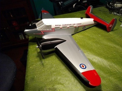 large scale rcaf beech 18 expeditor airplane aircraft hobby diy 3d print model - Mito3D
