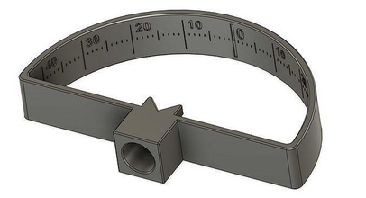láser cuchillo afilado ángulo metro equipo herramienta transportador goniómetro calibre pasatiempo bricolaje diy mano herramientas 3d print model - Mito3D