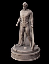 hijo of criptón escultura arte estatua hombre superhéroe superhombre impresión planeta esculturas 3d print model - Mito3D