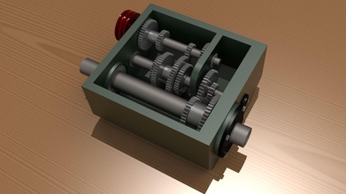 drehbank kopf lager getriebe spindelstock metallbearbeitung bearbeitung präzision hobby diy mechanisch teile 3d print model - Mito3D