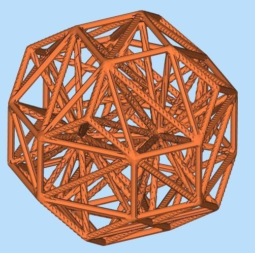 lattice ball games-toys toy desk gift poly games toys 3D print model - Mito3D