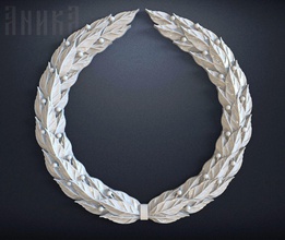 laurel wreath medals coins jewelry art badges 3d print model - Mito3D
