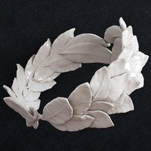 laurel wreath venok lavr prize win winning medal olimp games art sculptures 3d print model - Mito3D