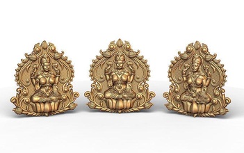 laxmi ji Göttin Modell 04 Ganesh 3dmodel Hindu heilig religiös Jesus Ganesha Christian Bibel Sanskrit jüdisch Religion Saraswati Shivji Hanuman Skulptur Kunst cnc Skulpturen 3d print model - Mito3D