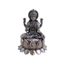 laxmi ji idol 3d printable model laxig godess diwali dhan lucky wealth hindu indian devi mata murti beautiful ornamental floral design jewelry pendants art sculptures 3d print model - Mito3D