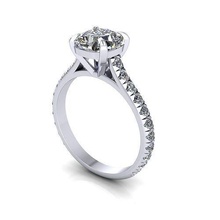 lb vavra kreativ Diamant Ring Juwel Engagement Hochzeit Schmuck Silber Gold engagem Mode Sterling Anhänger Halskette Schönheit Ohrringe Ringe 3d print model - Mito3D