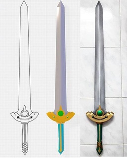 leafa tanrıça kılıç Sanat internet üzerinden alicization Dünya ölçek Kirigaya Suguha taramalar kopyalar 3d print model - Mito3D