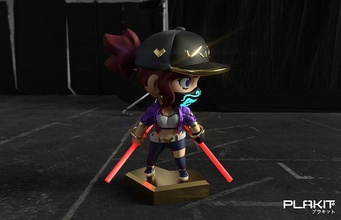 league of legends - akali kda anime girl toon person woman cute games toys 3d print model - Mito3D
