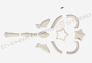 lega of leggende stella custode lulu 3d file cosplay puntello giochi giocattoli gioco accessori 3d print model - Mito3D