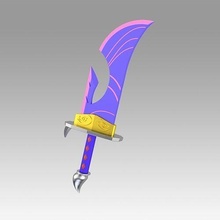 league of legends lol spirit blossom riven cosplay weapon prop replica printable hobby diy 3d print model - Mito3D