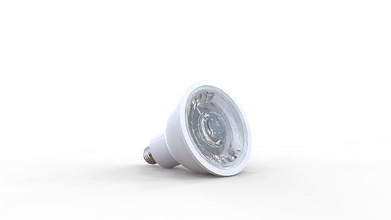 led light electricity power lamp bulb isolated fluorescent electronics retro disjunct contemporary electric cable socket electrical switch energy white vintage voltage incandescent house lighting 3d print model - Mito3D