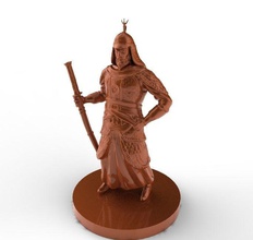 sotavento canción xing corea escultura arte figura estatua juguete guerrero juegos juguetes 3d print model - Mito3D