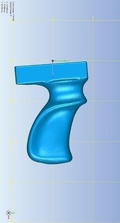 left hand speargun handle arbalete spearfishing cnc hobby diy mechanical parts 3d print model - Mito3D