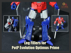 leg fillers transformers potp evolution optimus prime games toys 3d print model - Mito3D