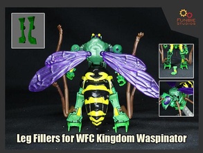 leg fillers transformers wfc kingdom waspinator filler games toys 3d print model - Mito3D