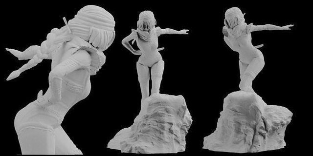 Legende Zelda Scheich heroisch Statue shiek 3d drucken gedruckt Drucken druckt druckbar Nintendo Verknüpfung Kunst Skulpturen 3d print model - Mito3D